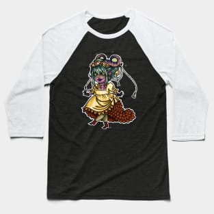 Pink Demon Baseball T-Shirt